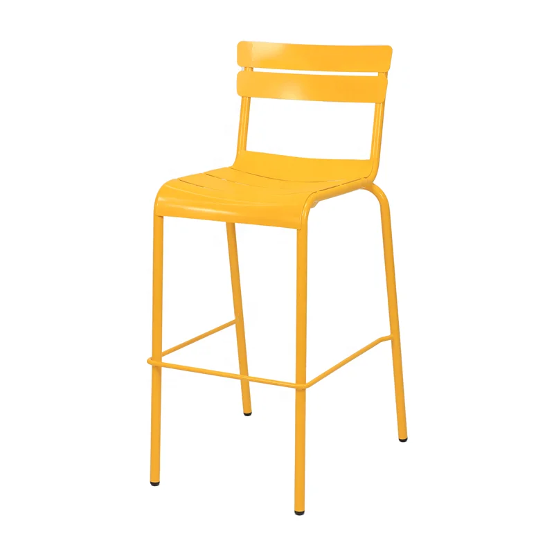 Durable and Good Quality Outdoor Bar Furniture Bar Height Bar Chair In Steel Material