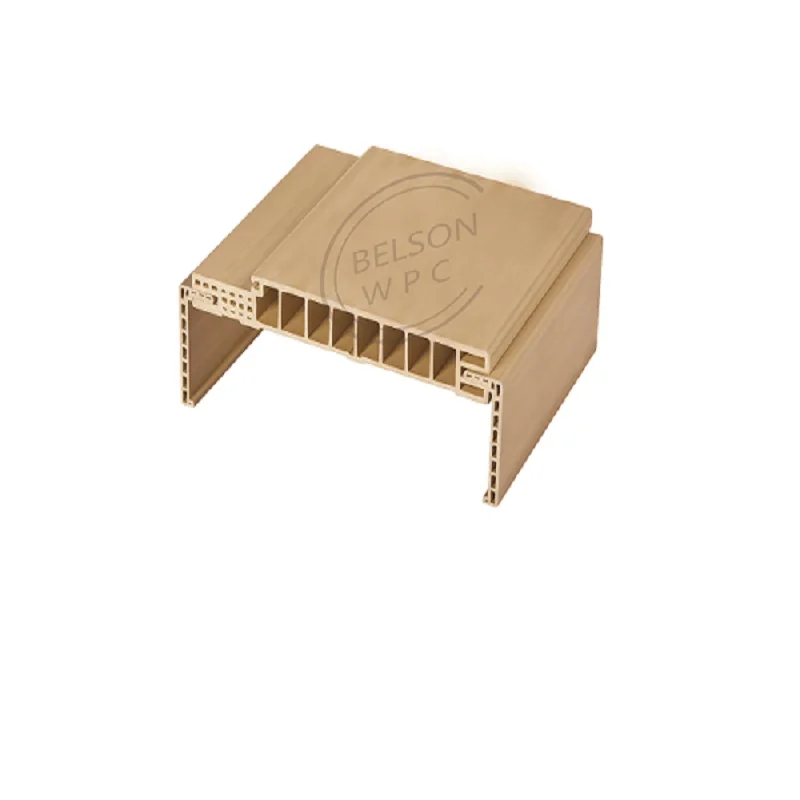 Belsonwpc Customized Color Waterproof WPC Door Frame Door Jamb For Interior Doors Panel Decoration Huangshan Supplier