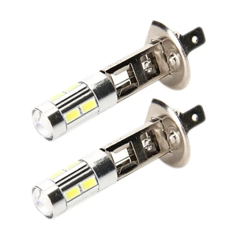 Автомобильные светодиодные фары на крыше H3 H1 10SMD 5630 высокие Ходовые огни декодирование противотуманных ламп