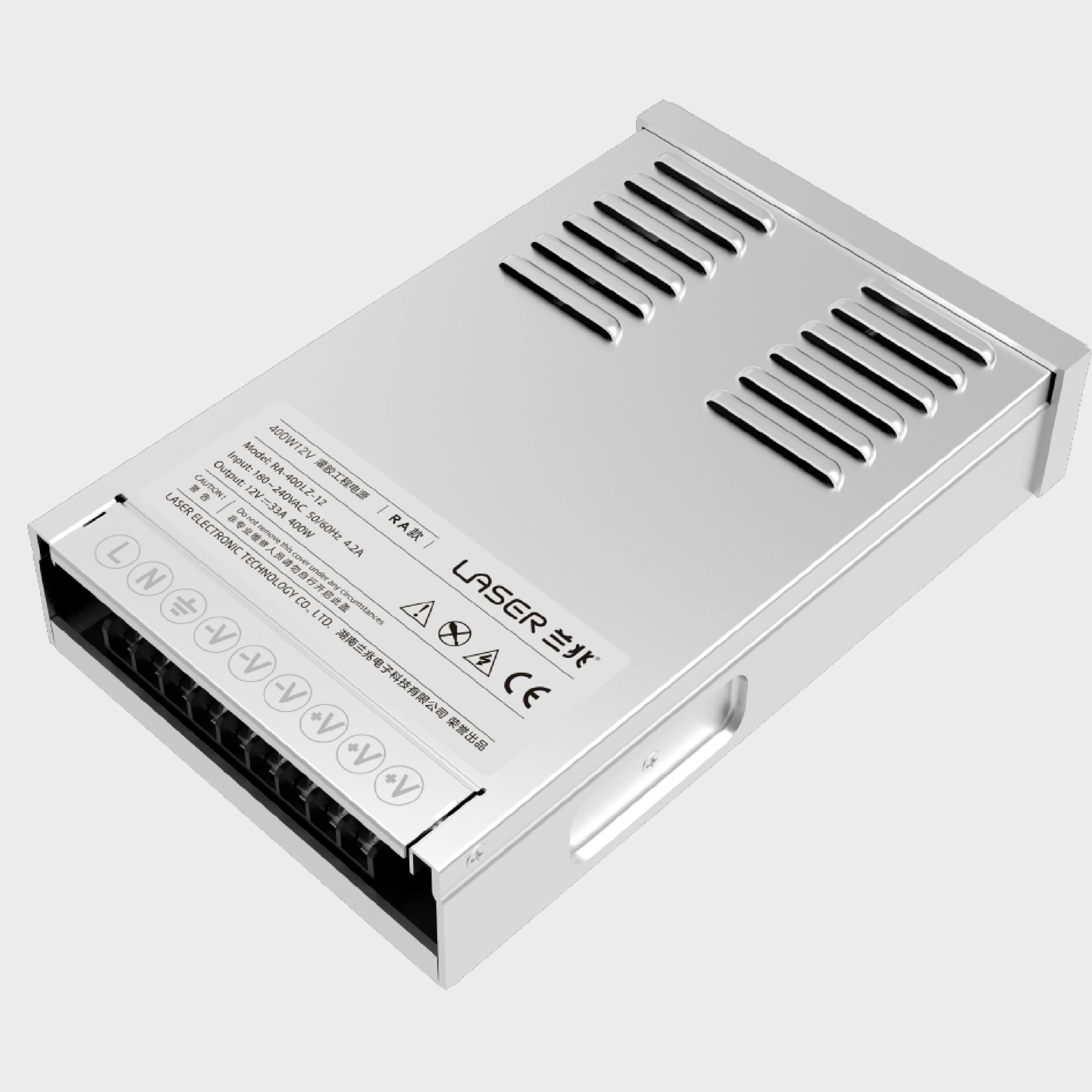 Multifunction rainproof outdoor decoration neon strip light 12v ac dc neon transformer adapter led lighting power supply