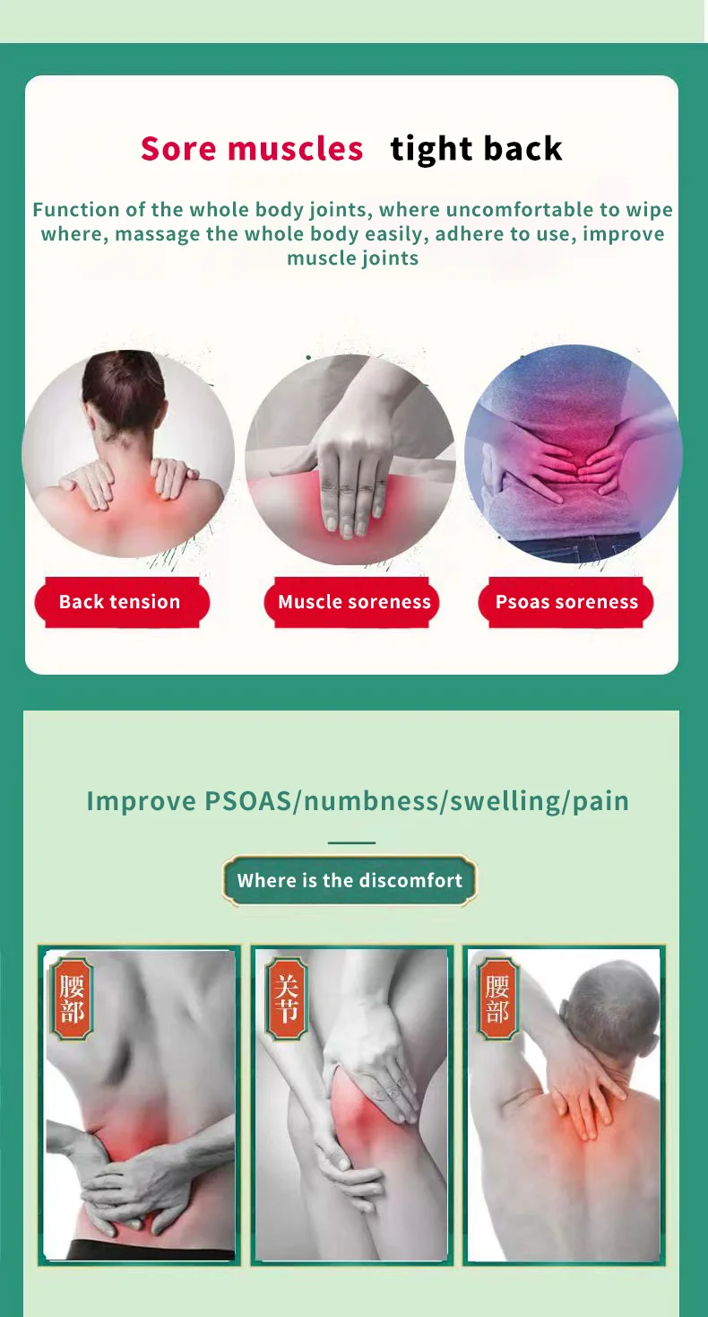 Organic horse chestnut cream Soothing Cream for Cervical Pain,Joint Soothing Knee Joint Paste pain relief cream