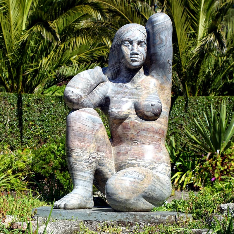 Greek god casting bronze mother earth goddess gaia statue