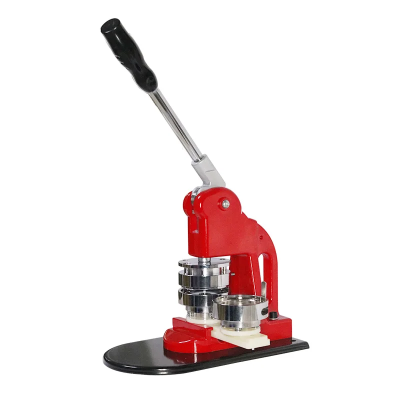 YiWu 2023 GED New Arrival Manual DIY Personalized Mirror Bottle Opener Metal Pin Button Badge Making Machine Round