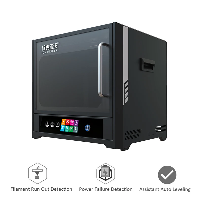  Jgmaker A6 Большие Настольные часы большой 3D принтер с завода в Китае полностью закрытый корпус двумя промышленного класса FDM 12-летний металлический