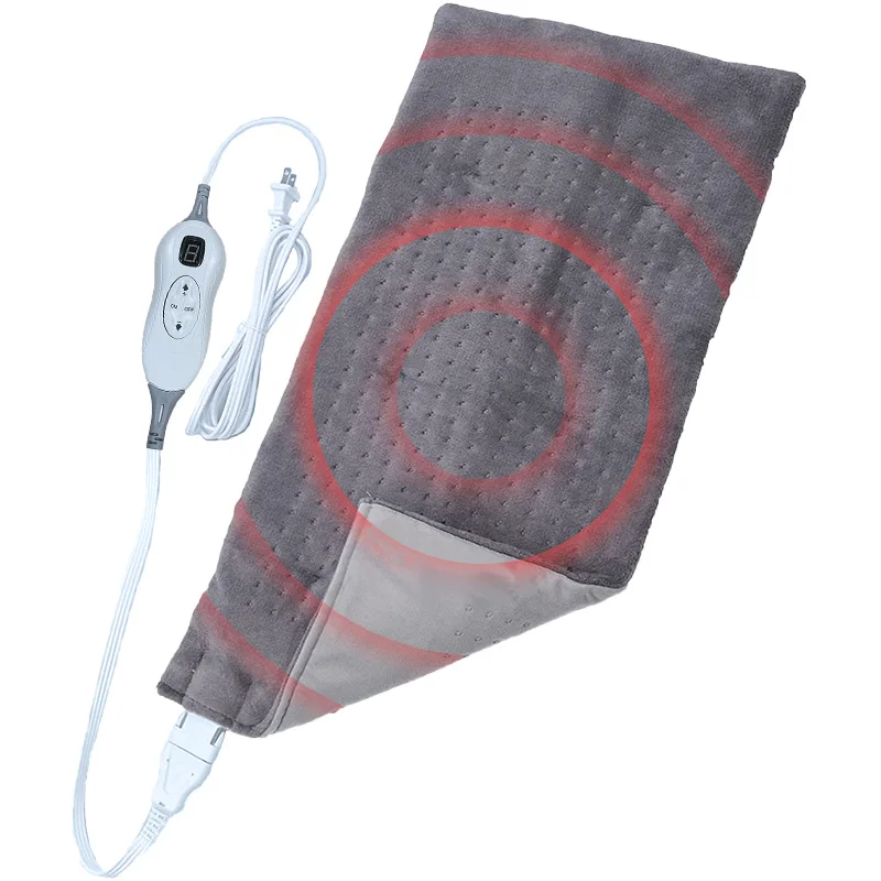 heat therapy heat weighted soft  low noise massaging heating pad for back pain