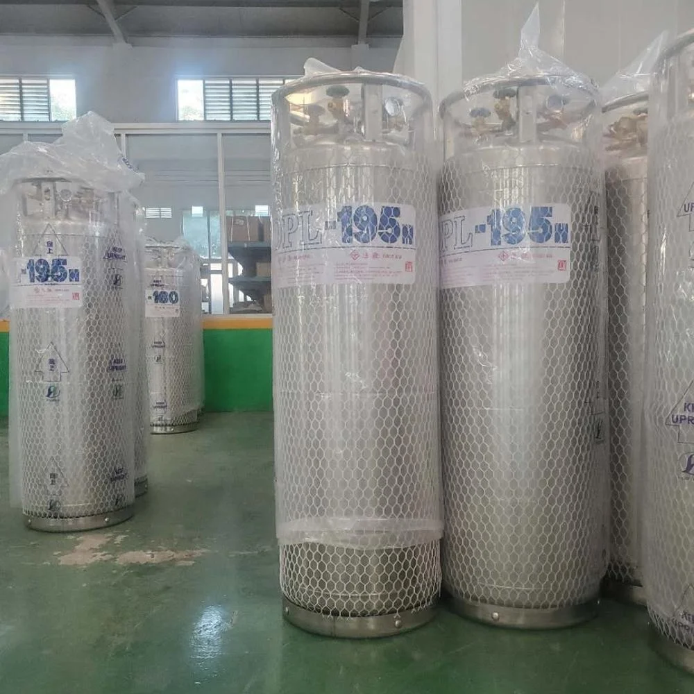 Liquid carbon dioxide gas cylinder, CO2 dewar tank