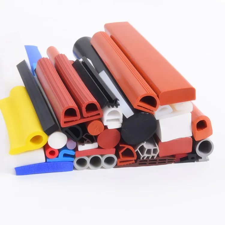 Processing and customization of sealing strip seals of various materials shapes and colors