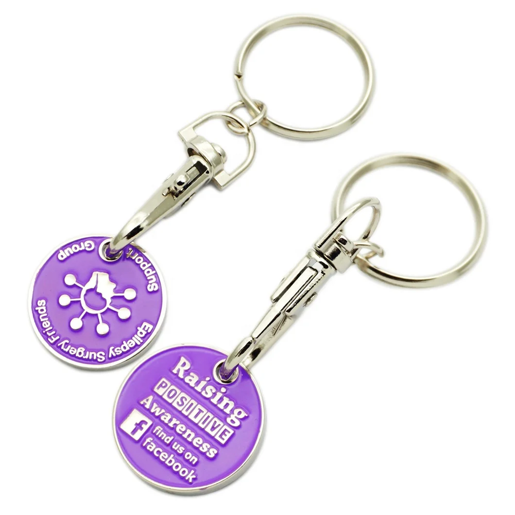 cheap iron stamping logo euro custom token coin customized cugle coins keychain metal shopping cart coin for supermarket trolley