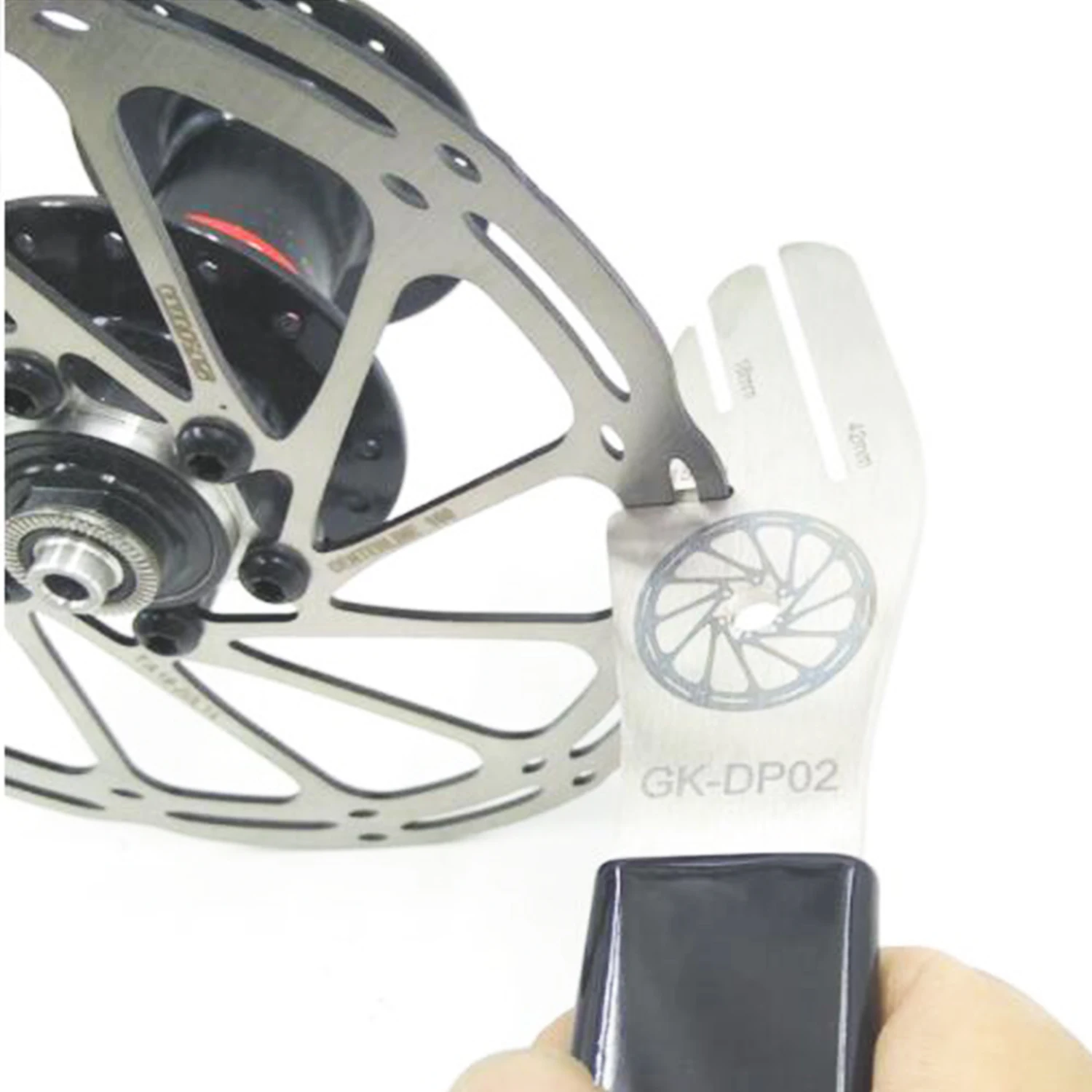 Stainless Steel Bicycle Brake Disc Rotor Correction Wrench Alignment Truing Tool