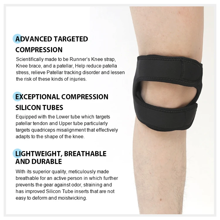 Universal Season Fitness Sport Support Compression Warm Sports Patella Tendon Support Strap Knee Brace
