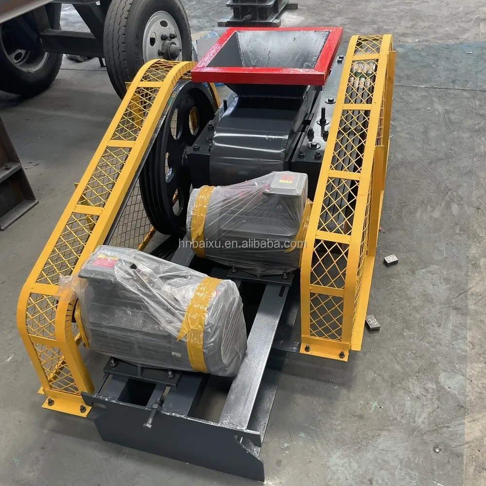 china supplier limestone coal material crushing double tooth roller mill salt roll crusher