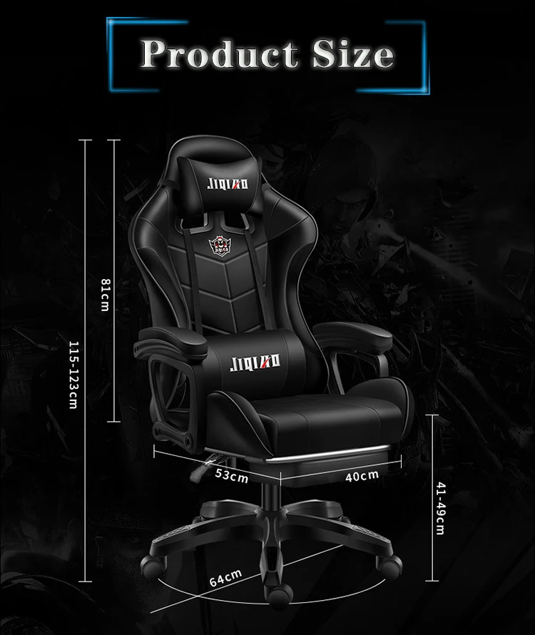 Cheap Factory Adjustable Genuine Manager PU Leather Office Respawn 2022 New Style Gaming Reclinering Silla Gamer RGB Chair