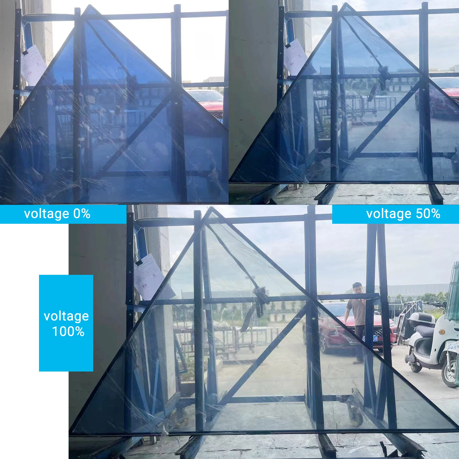 Switchable Smart Film Decorative Electrochromic Film for Smart Window Glass EPC/SPD Smart Film for sale
