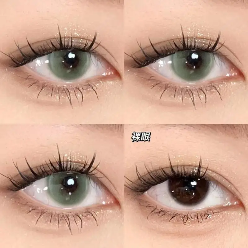 eyewear selena  green  color contact lens colored contact lenses one tone eye contacts lentes lentes de contacto de size 14  mm