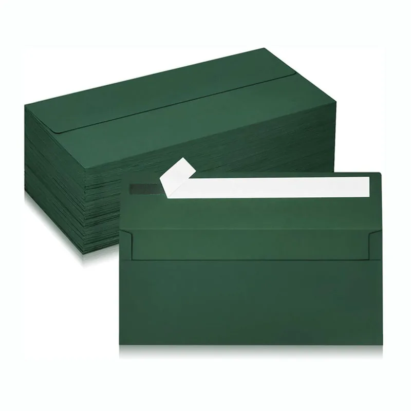Writable Soft Touch Velvet Texture Fancy Paper envelope Gift Card for Invitations
