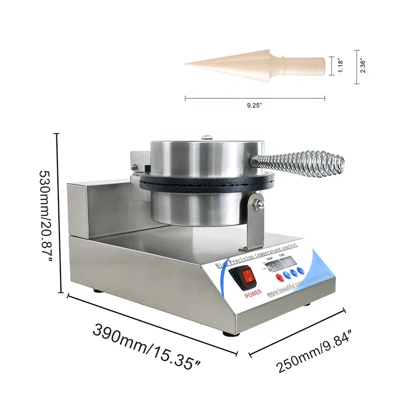 220V ice cream cone maker machine / waffle cone making machine / automatic waffle cone machine