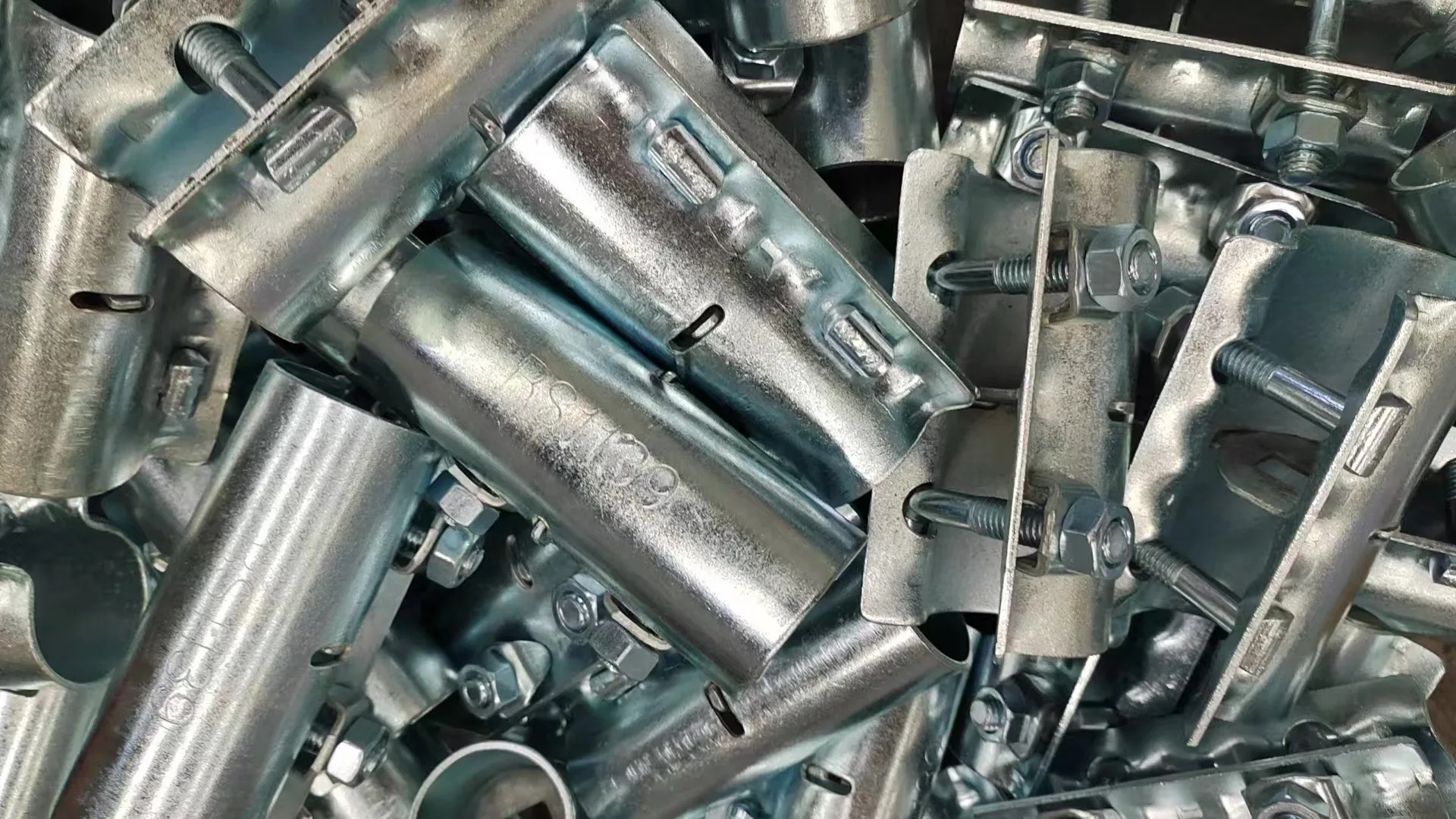 galvanized pressed drop forged scaffolding clamp double swivel coupler clamp