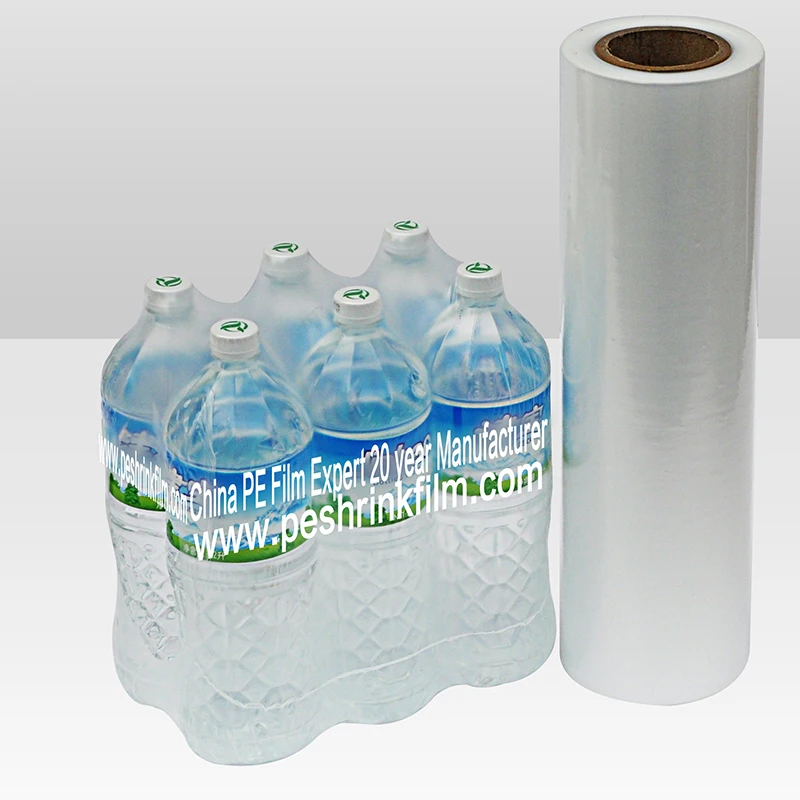 
PE POF PVC OPP CPP Plastic film for packaging for beverage bottle cans products Jiajing 
