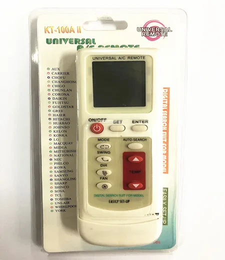 
K-100AII UNIVERSAL AIRCONDITION REMOTE CONTROL,CHEAPER PRICE WITH HIGH QUALITY 