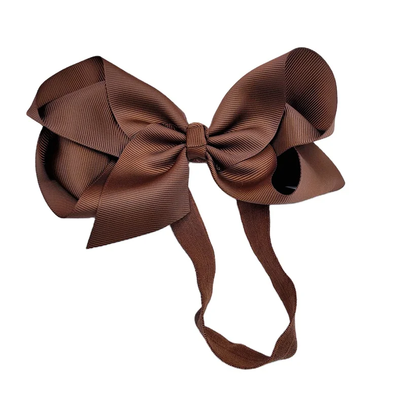 Baby Headband Ribbon Handmade DIY Toddler Infant Kids Hair Accessories Girl Newborn Bows bowknot bandage Turban tiara