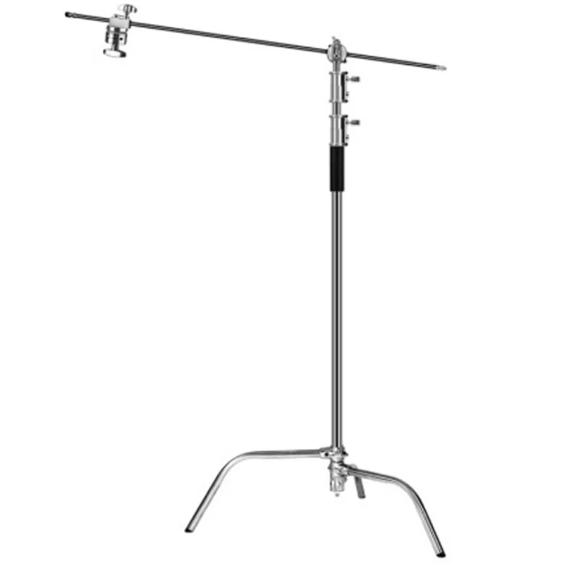 
Light Stand 3.3m/40 inch Studio Centry C Stand Detachable Light C-stand +Line Resizer+Grip Arm 