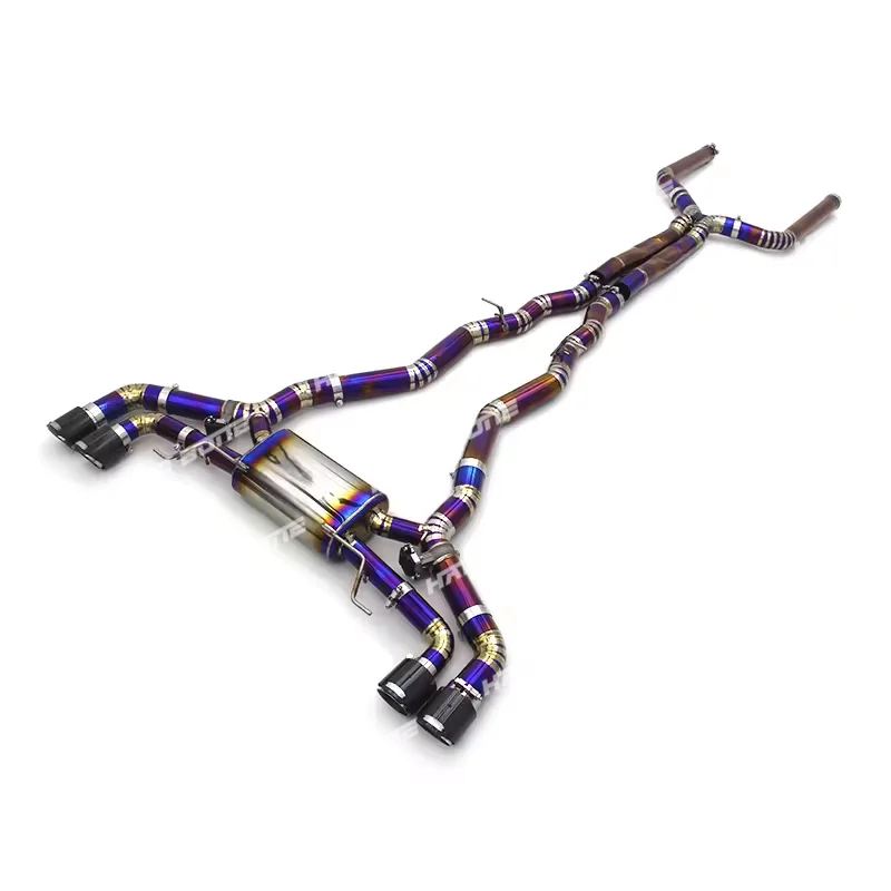 Титановый клапан Catback система для BMW M8 F91/F92/F93 4 T 2019-2023 четырехдверный седан выхлопной трубы глушителя автомобильных выхлопных труб