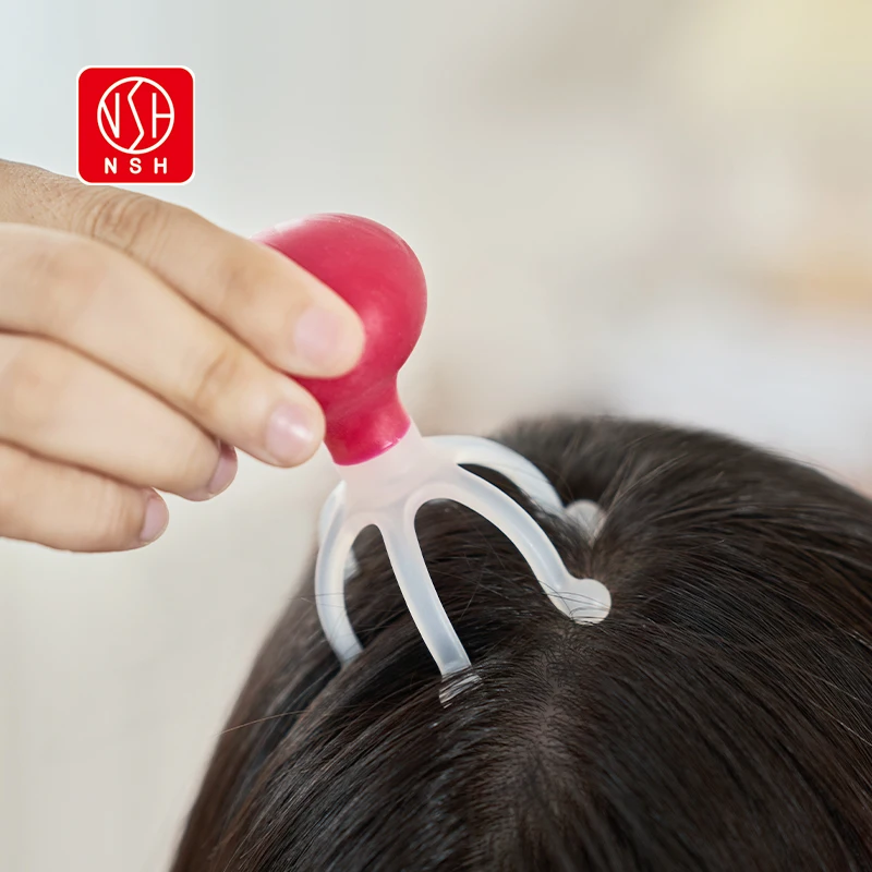 NSH 6122 Head SPA Massager scalp relaxation fatigue relief Head Press for small Octopus Comb
