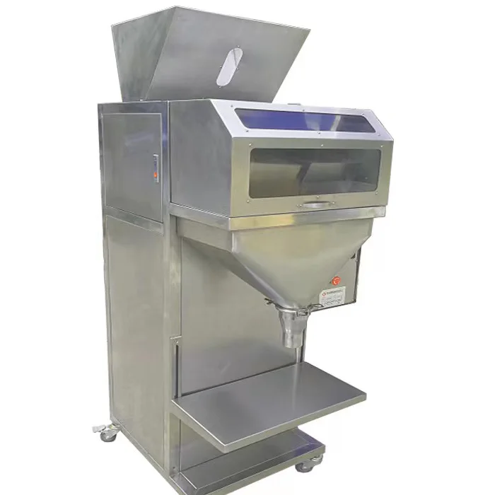 Semi Automatic Sugar salt beans granule seed chemical Fertilizer Granules Filling Packing Machine