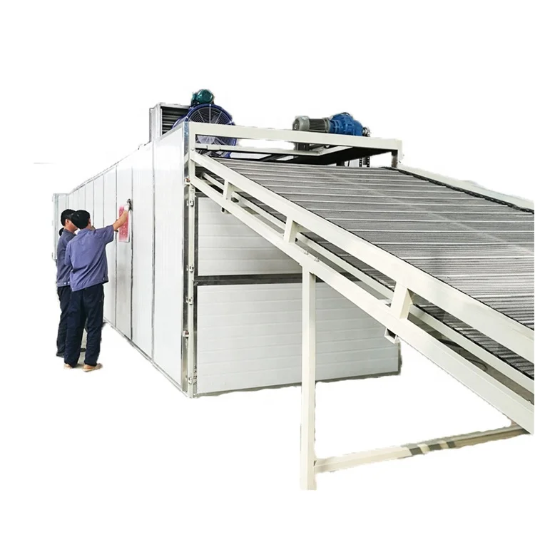 Large Capacity Continuous Hot Air Conveyor Mesh Belt Corn Dryer Machine