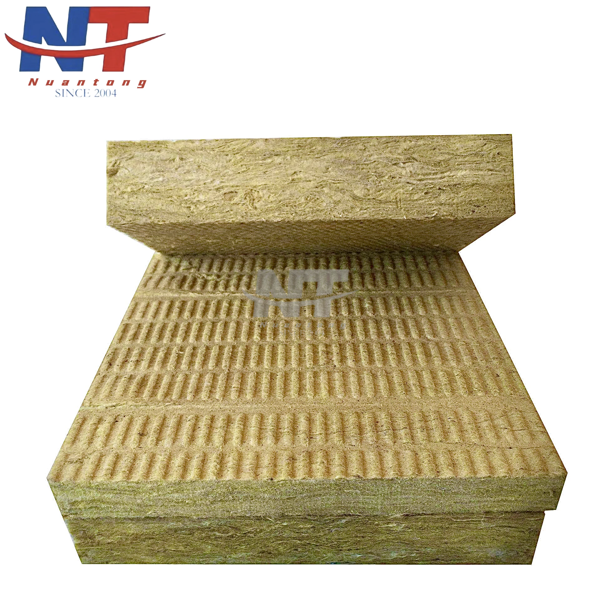 50mm Thick Insulation Fireproof 60Kg M3 Density Mineral Rock Wool Sandwich Panel Board Insulation