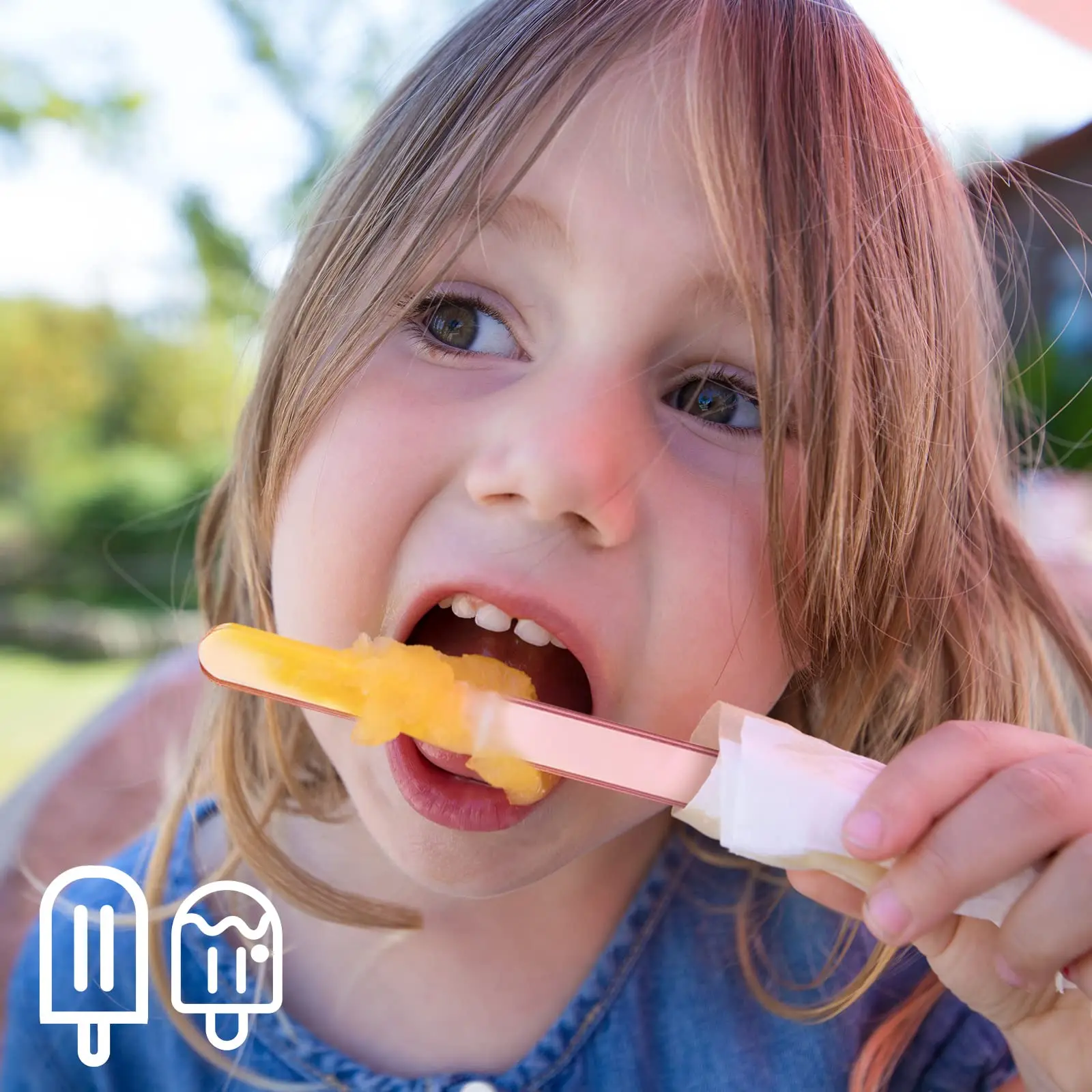 Wholesale Popsicle Stick Reusable Wrapper Acrylic 1*11 CM Ice Cream SticksPopular 2 buyers