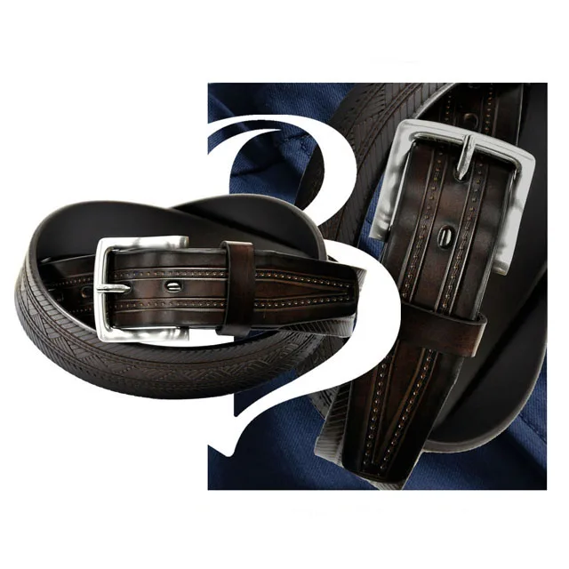 Лидер продаж элегантный мужской ремень из натуральной спилковой