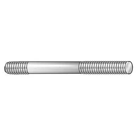 Ends Threaded Unequally Carbon Steel Stud Unequal Thread Length Rods Studs