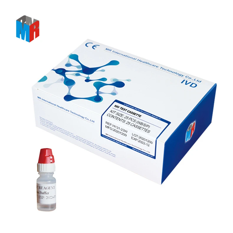 MR Chinese Factory HIV home self test box kit Price Blood Type Test Kit for Human