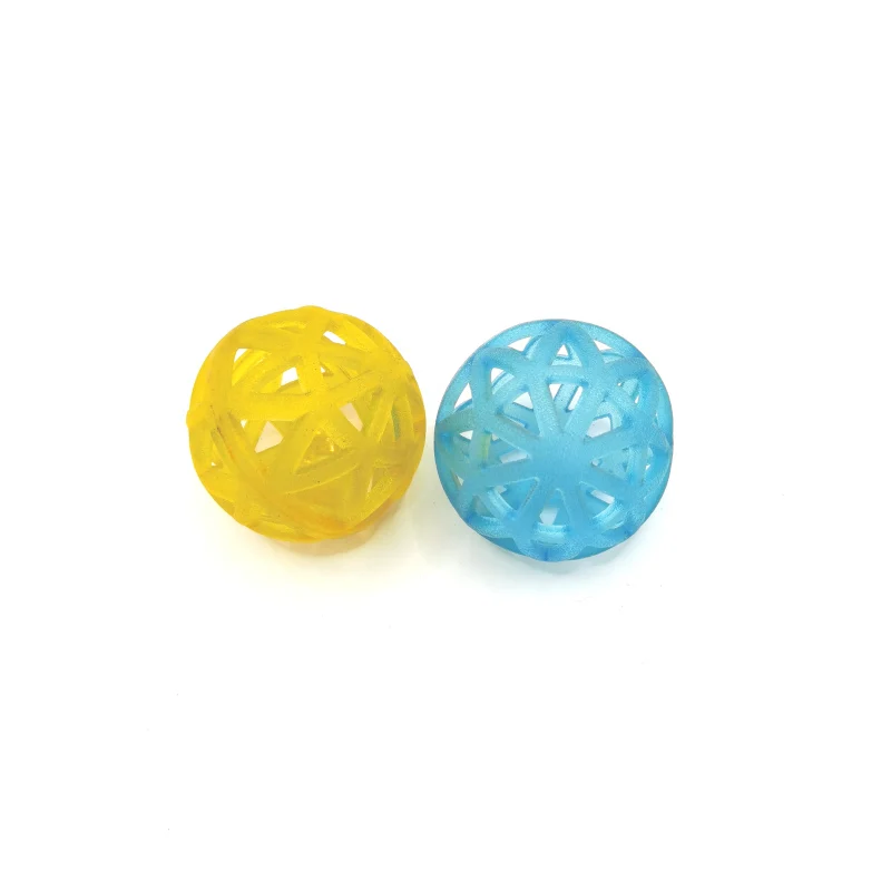 Manufacturer  Supply Durable TPR Ball Chew Pet Toy Dog Toy Puzzle  Hollow Ball