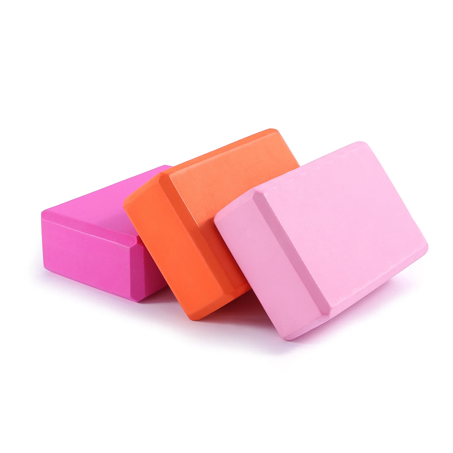 High Density 200g Fitness Exercise EVA Yoga Brick Custom Logo Printed Pilates Yoga Blocks