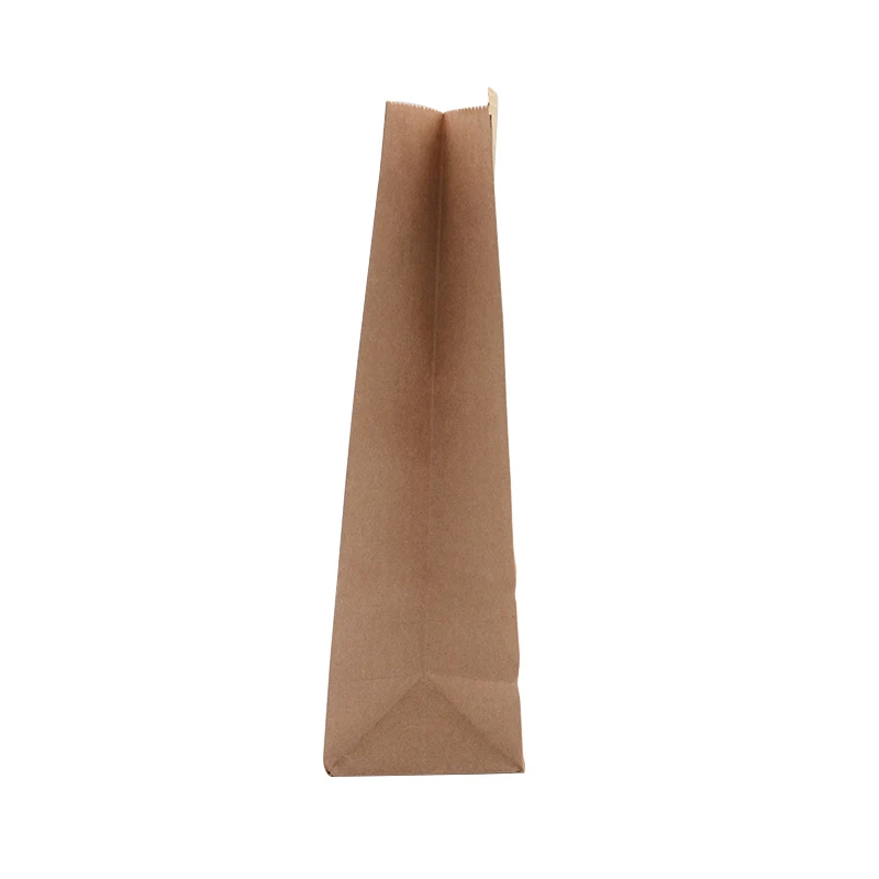 Cheap Food Wrapping Carry Bags for Vegetables Brown White Kraft Paper China Food Package Customized Dairy Products Packaging