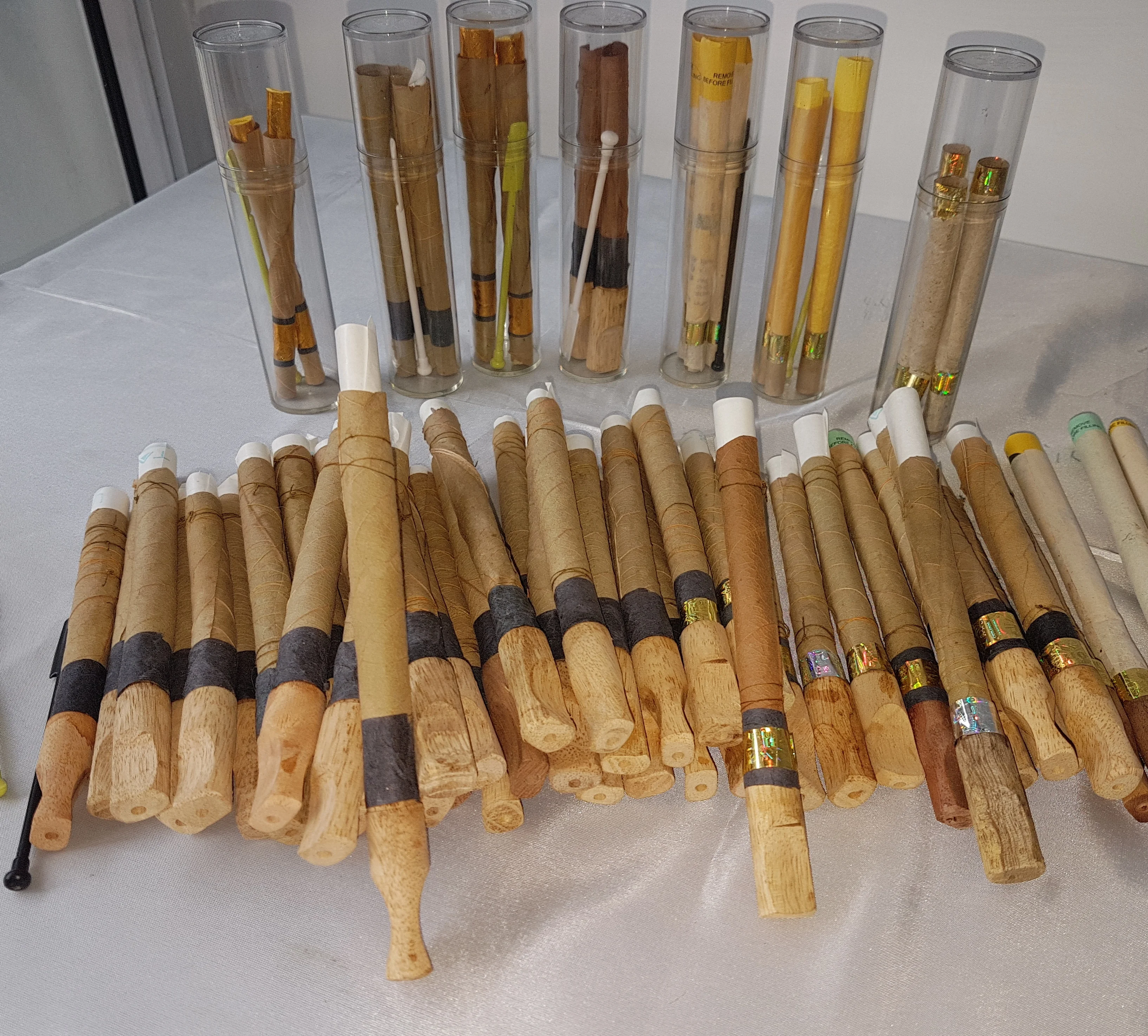 Natural Leaf Cordia Coromandel Ebony Tendu Bio Leaf Pre Rolled Blunts