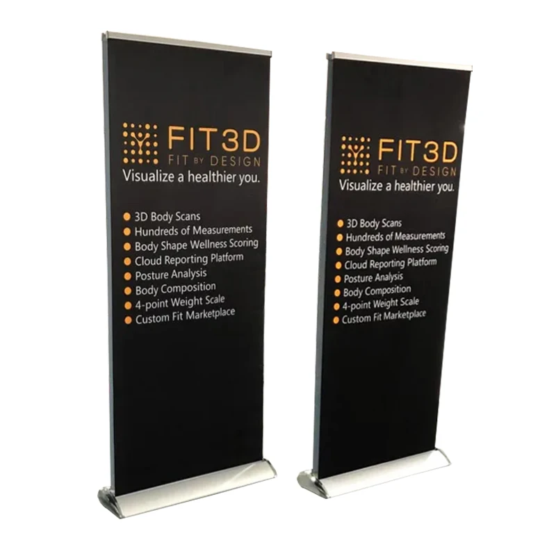 Luxury Promotion Rollup Retractable Display Stands Banner