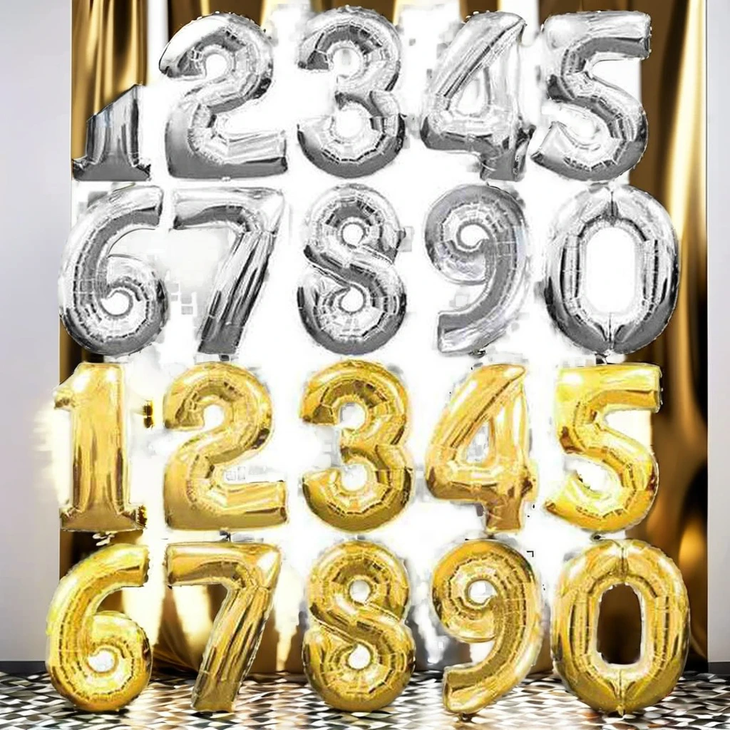 Hot Selling  32 inch Digital Aluminum Foil Balloon for Birthday Party Balloon Party Decorating Supplier