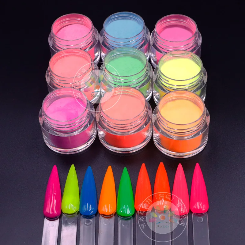 1KG Neon Acrylic Powder Bulk 2in1 Dipping Powder for Professional Nail Salon DIY Nails