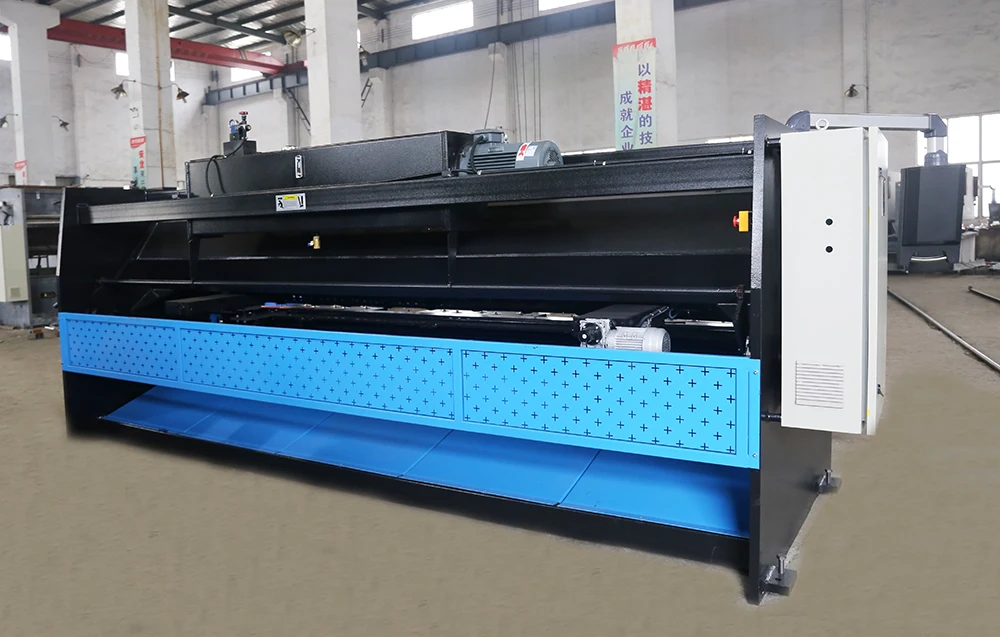 Mild steel plate guillotine shearing cutting machine