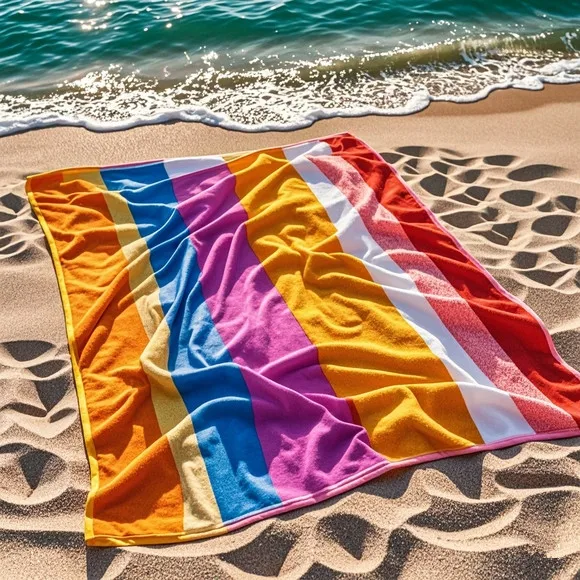 Manufacturer Wholesale Custom Double Sided Printed Sand Free Beach Towel for Bath Use
