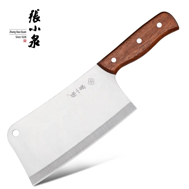 7 Inch Chinese Chef Cleaver Knife with rosewood Handle Vegetable Meat Cleaver Knife Anti-rust Kitchen Knife  for Cooking