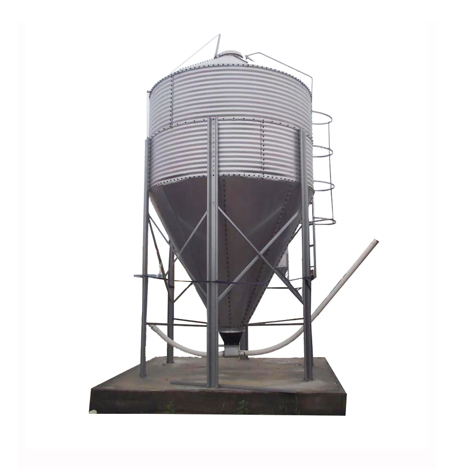 
Factory Supply High-Performance Double-Sided Galvanized Sheet Silo Grain Silo System silo de granos 