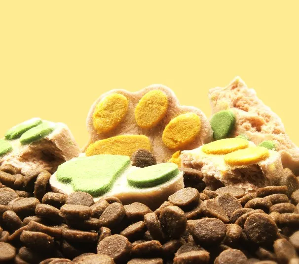 Quick Frozen Fresh Locked Pet Snacks with Rich Nutrition for Dogs and Cats