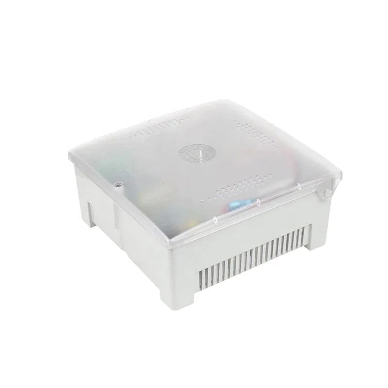 9CH  Power Box Security Camera 12V DC 10A Ampere CCTV DVR Power Supply Switch Box Key Locked