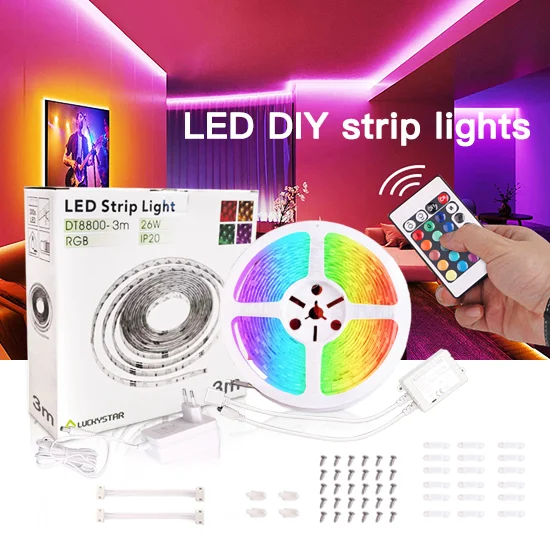OEM ODM RGB инфракрасный пульт дистанционного управления TUYA WIFI 3.28ft 9.8ft 16.4ft длина DC12V SMD5050 светодиодная