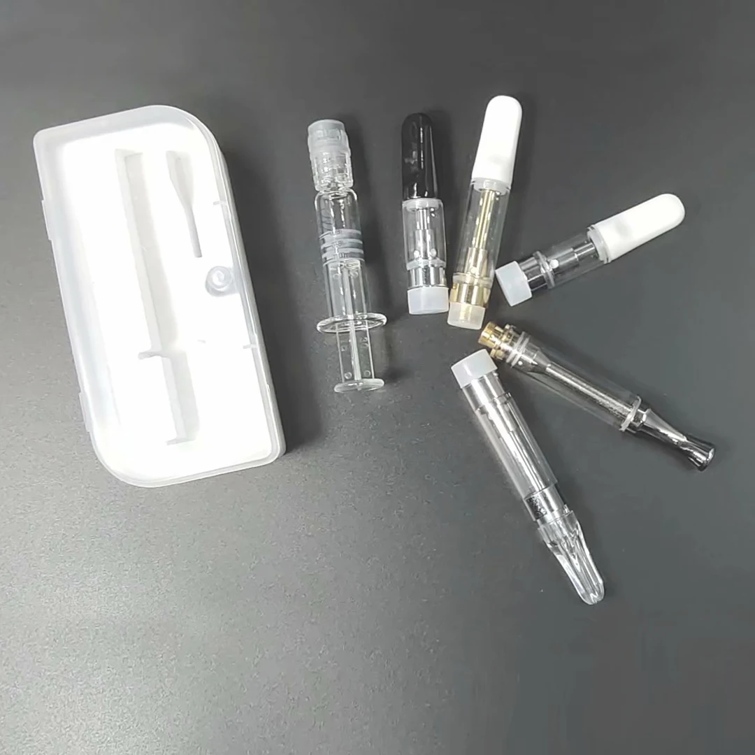 
Vape syringe cigarette case USB flash presentation plastic packaging box 