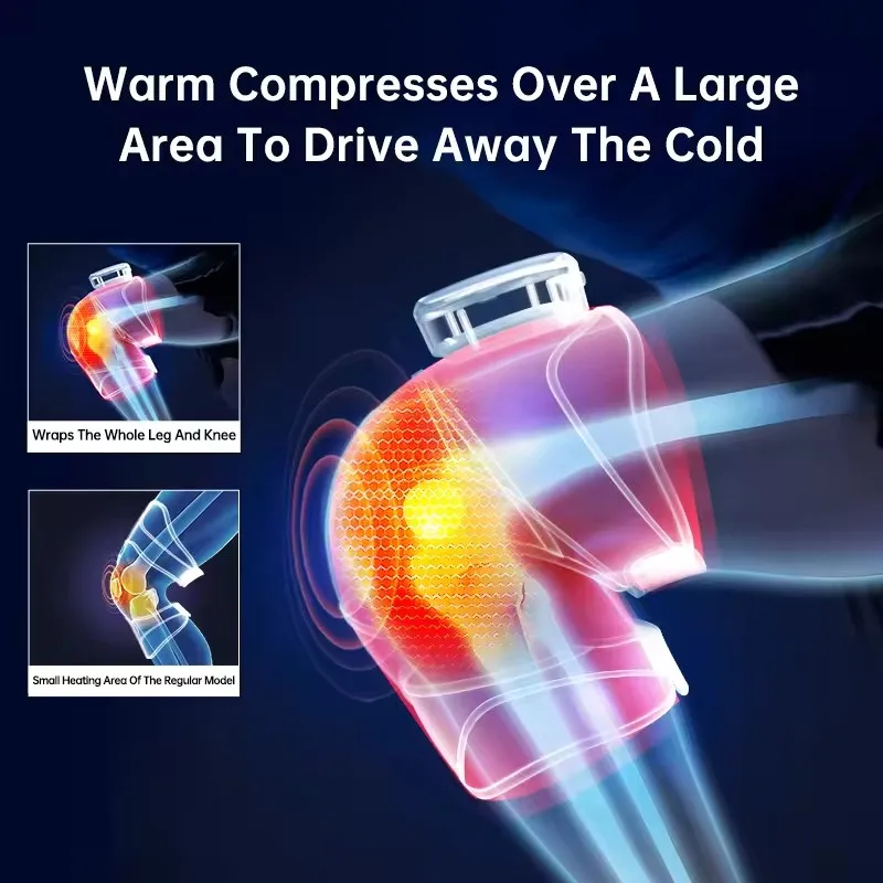 Smart Control Wireless Vibration Electric Multifunctional Heated Knee Pad Shoulder Support Belt Massage Shoulder Pads